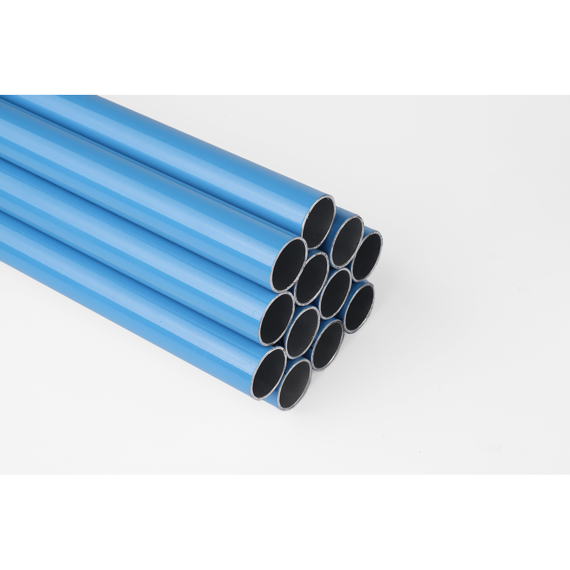Fastpipe, 3/4in. Rigid, Blue power coated Aluminum Pipe, Max. PSI 190 Model# F1863